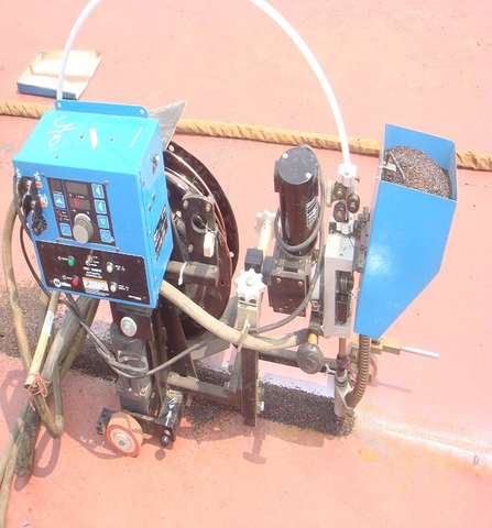 Traktor Kimpalan Tangki Bawah ke Atas untuk Pembinaan Tangki Minyak Mentah